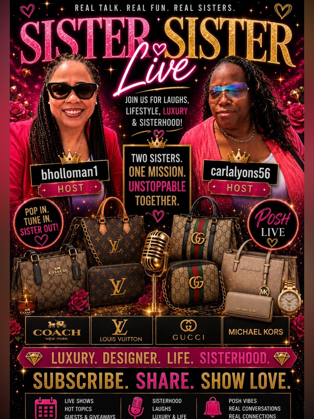 LIVE SHOW 6/28/26 @ 12PM             @Carlalyons56 & @Bholloman1